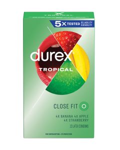 Durex Tropical Color & Scents Condoms  - Box of 12