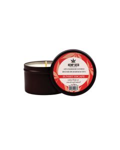 Earthly Body Summer 2023 3 in 1 Massage Candle - 6 oz Sunset Escape