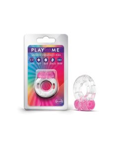 Blush Play with Me Arouser Vibrating C-Ring - Pink