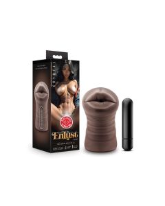 Blush EnLust Mouth Stroker w/Vibrating Bullet - Krystal