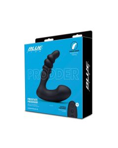 Blue Line Vibrating Prostate Prodder w/Remote - Black