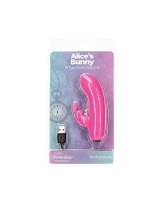 Alice's Bunny Rechargeable Bullet w/Rabbit Sleeve - 10 Functions