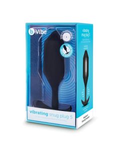 Vibe Vibrating Snug Plug - XXLarge Black