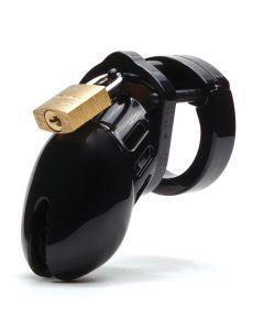 CB-6000S 2 1/2" Cock Cage & Lock Set - Black