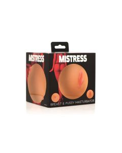 Curve Toys Mistress Pussy/Breast Masturbator - Tan