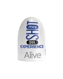 Alive Experience Oral Mini Shot Masturbator - Flesh