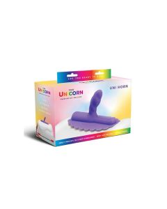 The Cowgirl Unicorn Uni Horn Silicone Attachment - Purple