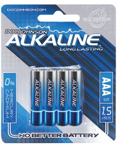 Doc Johnson Alkaline Batteries - AAA 4 Pack