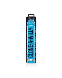 Clone-A-Willy Kit Vibrating Glow in the Dark - Blue