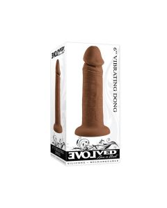Evolved 6" Vibrating Dong