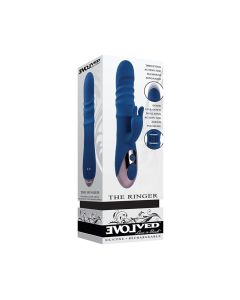 Evolved The Ringer Rechargeable Thrusting Rabbit - Blue