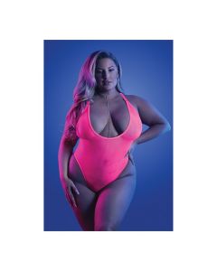 Glow Electric Haze Teddy Neon Pink QN