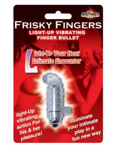 Frisky Finger Light Up Vibrating Finger Bullet
