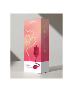 Fiona Clit Licking Rose & Vibrating Egg - Red