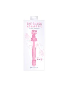 Glass Menagerie Kitty Glass Dildo - Pink