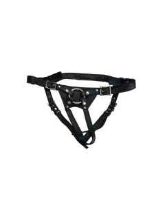 Locked In Lust Crotch Rocket Strap-On Large - Black