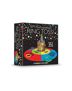 Happy Fucking Birthday FU Finger Ring Toss Game