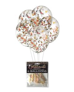 Glitterati Penis Party Balloons - Pack of 5