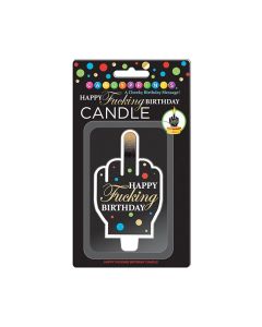 Happy Fucking Birthday Large FU Candle