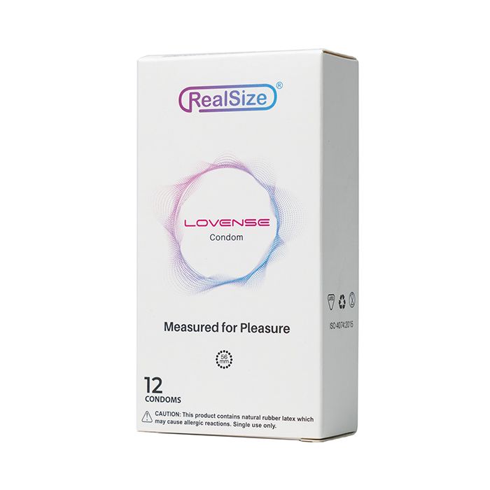 Lovense RealSize 56mm Condoms - Box of 12