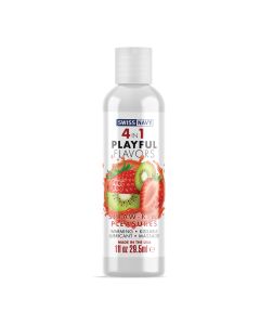 Swiss Navy 4 in 1 Playful Flavors Strawberry Kiwi Pleasure