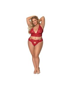 Sugar & Spice Bra & Panty Red QN