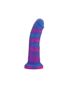 Nobu Rainbow 8" Dildo w/Suction Cup - Cosmic