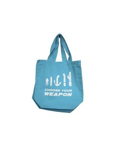 Nobu Choose Your Weapon Reusable Tote - Blue