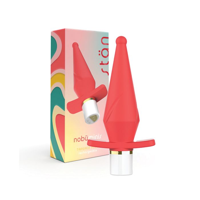 Nobu Mini Stan Tapered Butt Plug - Coral