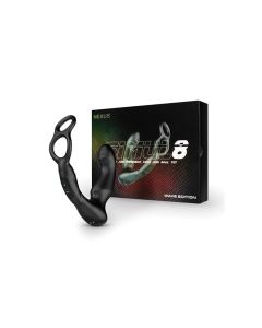 Nexus Simul8 Wave Dual Cock Ring Prostate Massage - Black