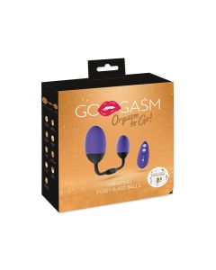 GoGasm Vibrating Pussy & Ass Balls - Purple