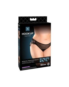 Hookup Panties Remote Princess Panty Black XL-XXL