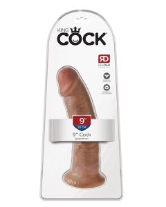 King Cock 9" Cock - Tan