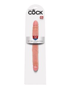 King Cock 12" Slim Double - Flesh