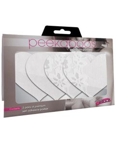 Luminous Hearts - White Pack of 2