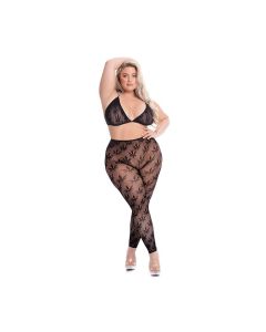Pink Lipstick All About Leaf Bra & Leggings QN