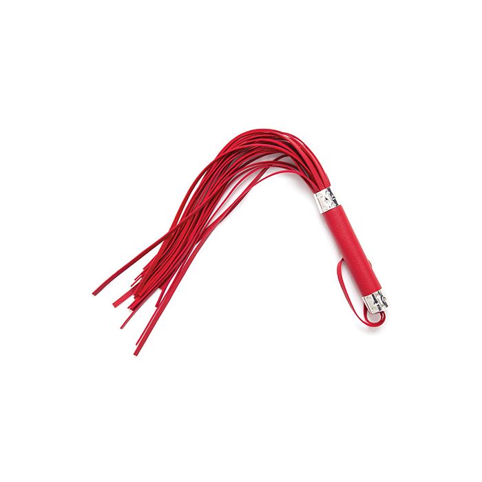 Plesur 18" Vegan Leather Flogger - Red