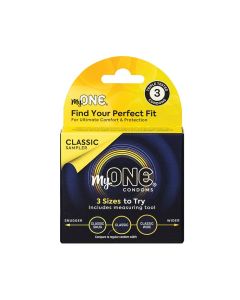 My One Classic Sampler Condoms - Pack of 3