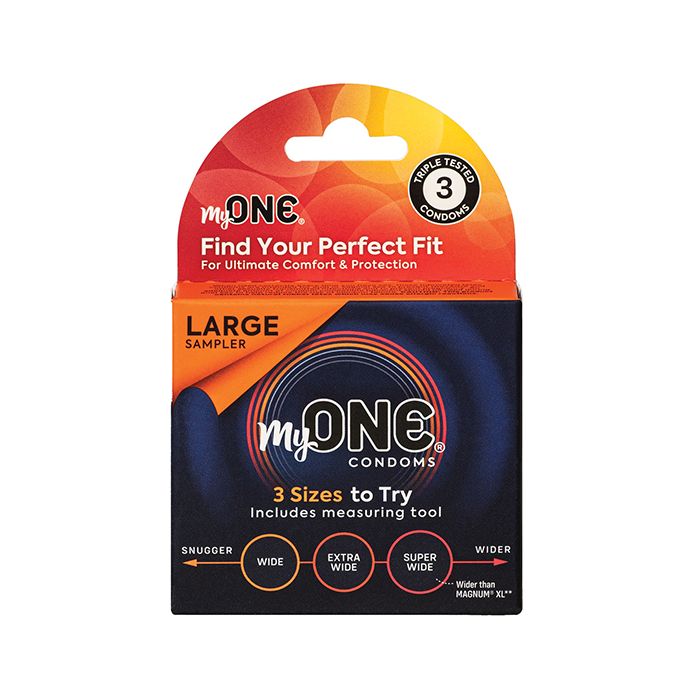 My One Large Sampler Condoms - Pack of 3