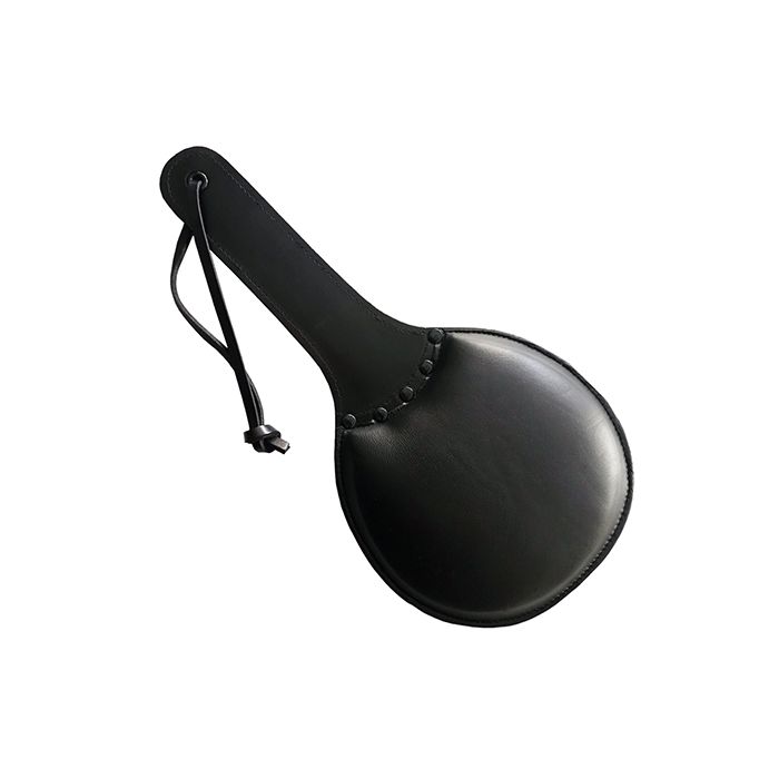 Rouge Leather Padded Ping Pong Paddle - Black