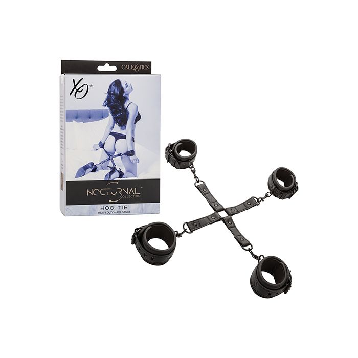 Nocturnal Collection Adjustable Hog Tie - Black