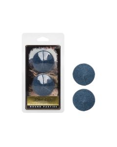 Ride 'Em Premium Denim Collection Round Pasties - O/S