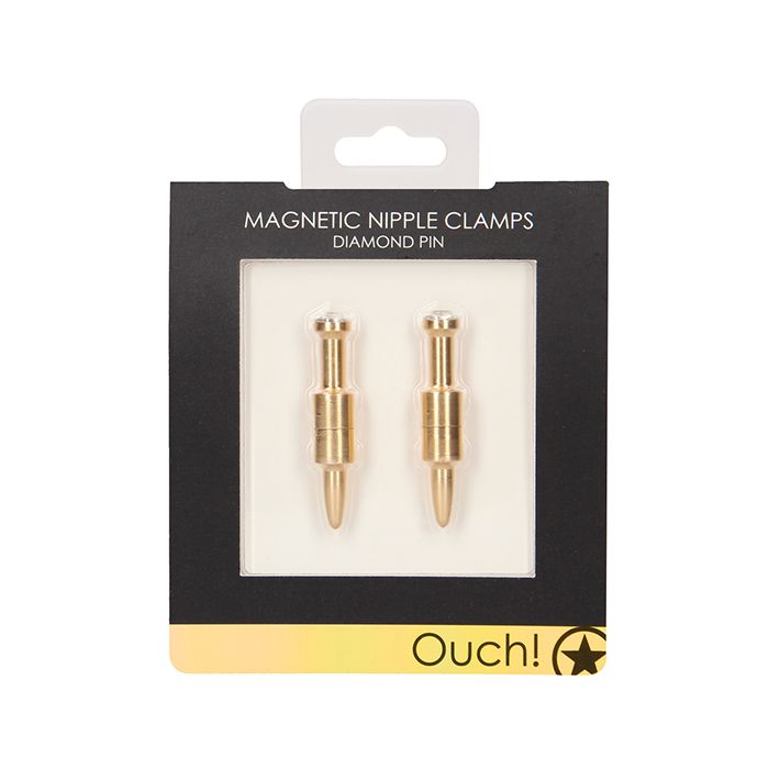 Shots Ouch Pin Magnetic Nipple Clamps