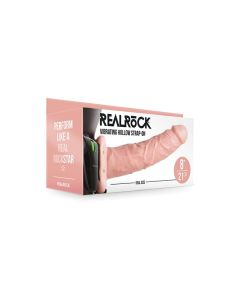 Shots RealRock Vibrating Hollow Strap On W/O Balls