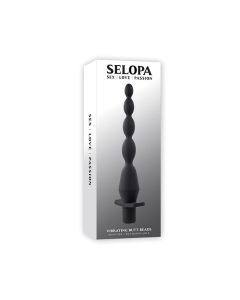Selopa Vibrating Butt Beads - Black