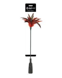 Sex & Mischief Feather Slapper - Red/Black Feathers