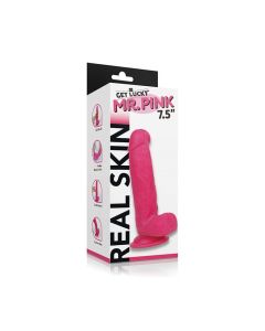 Get Lucky Mr. Pink 7.5" Dual Layer Dong