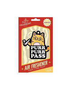 Wood Rocket Purr Purr Pass Air Freshener - Green Grass