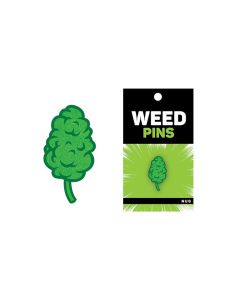 Wood Rocket Weed Nug Pin - Green