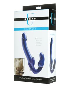 Revolver II Strapless Strap on G-Spot Dildo - Blue